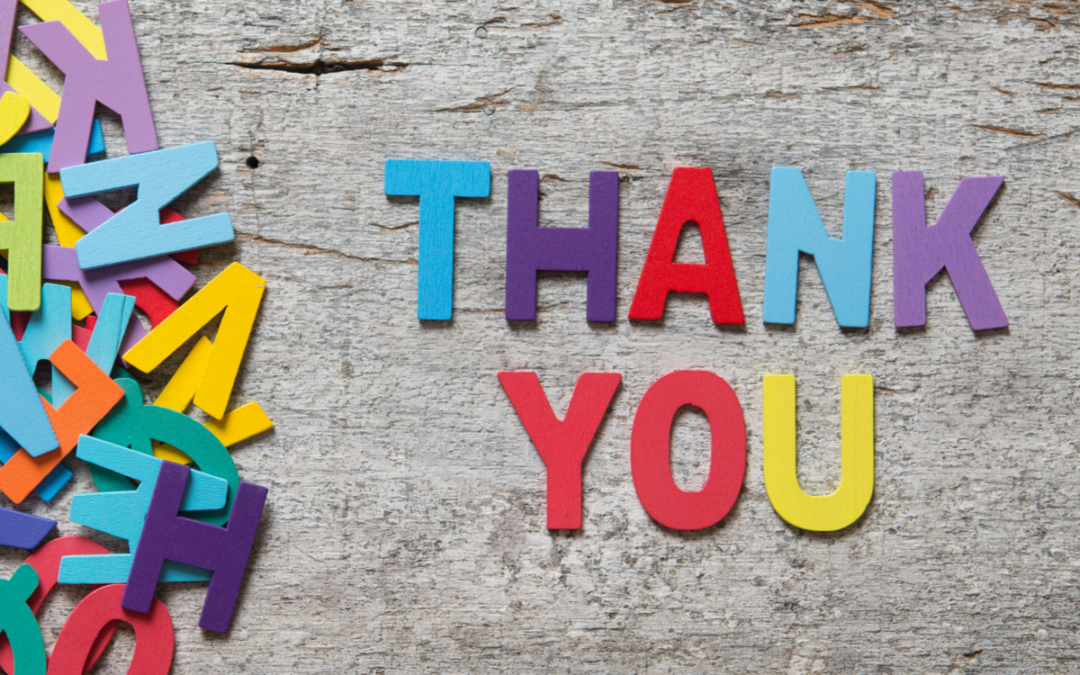 Thank you, Thank you, Thank you – Five Minutes of Gratitude Nerdiness